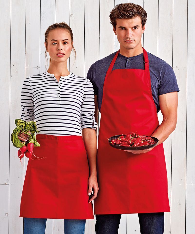 Colours bib apron PR150 PomPrint Designs Ltd